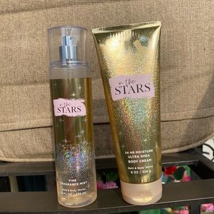 Bath & Body Works In the Stars Body Spray and Body Cream NWT never used!
